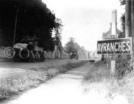 Patton 2nd Armored Division move into Avranches