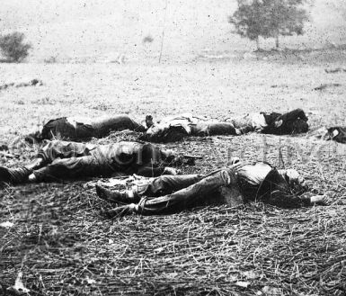 Federal soldiers dead at Gettysburg