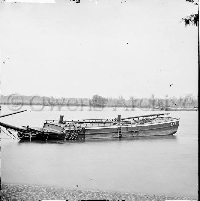 Schooners Sunk to Obstruct Passage on the James River