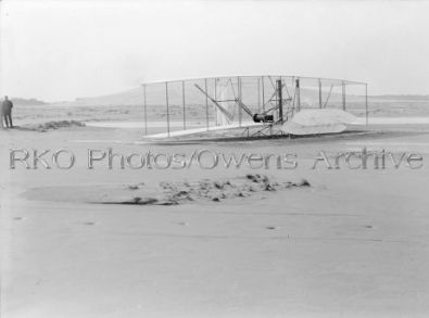 Close-up View of Damaged Aircraft 1903