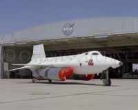 X-15 with ablative paint and external tanks 