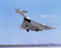 XB-70 takes off from Edwards AFB for test flight