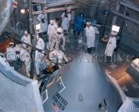 Apollo 204 mission prepare for the first manned test