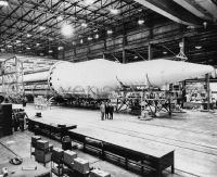 First Saturn C-1 (SA-1) at Marshall Space Flight Center