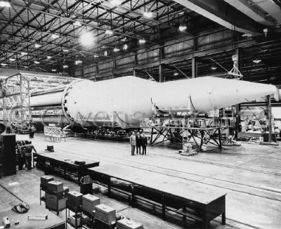 First Saturn C-1 (SA-1) at Marshall Space Flight Center