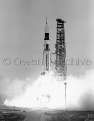 Liftoff of unmanned Saturn I mission SA-6