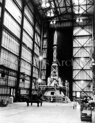 Preparations for Apollo transonic abort flight at White Sands Missile Range