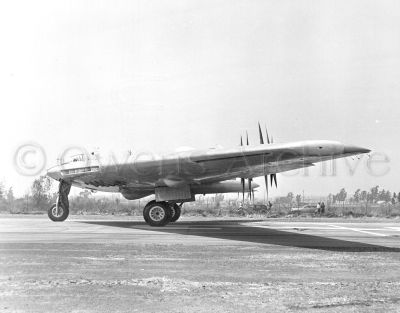 Side view Northrop XB-35 Flying Wing