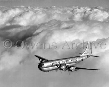 Boeing 377 Stratocruiser in Flight