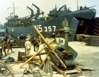 LCT's at Port Preparations for D-Day