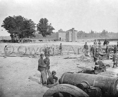 Twin houses on battlefield, Seven Pines, Va.