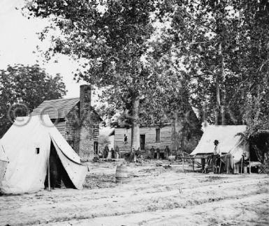 Hospital on Fair Oaks battlefield