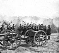 Howitzer gun captured by 