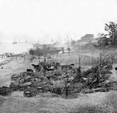 Federal wagon park at Yorktown, Va. June 1862