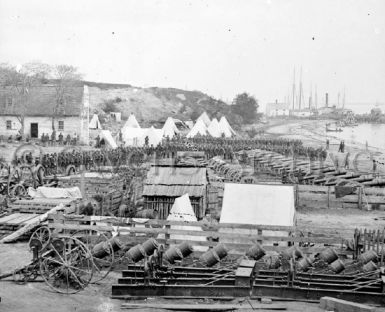 Federal artillery park Yorktown, Va