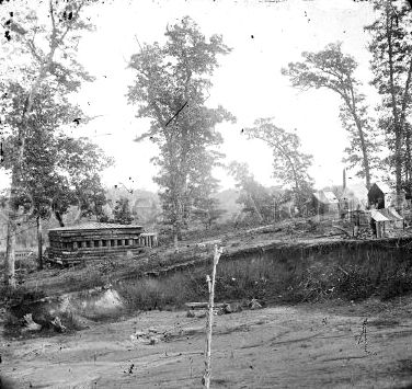 Blockhouse next to railroad, Chattanooga