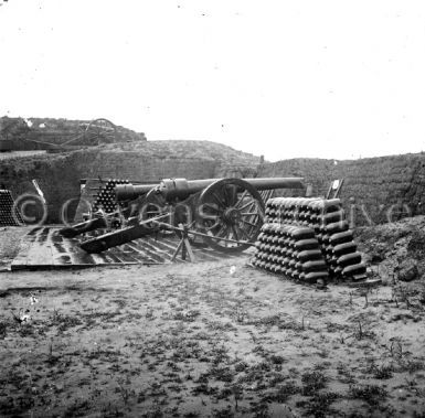 Two 100-pound Parrott guns, Fort Putnam