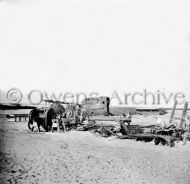 Damaged British-built blockade runner 