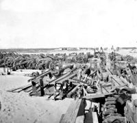 Ordnance depot at Morris Island, S.C.