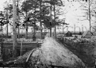 African American soldier in fortification