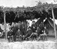 General Julius White and staff