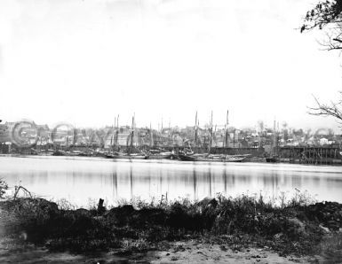 Georgetown waterfront with vessels