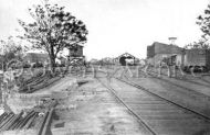 Military Railroad station, Petersburg, Va.