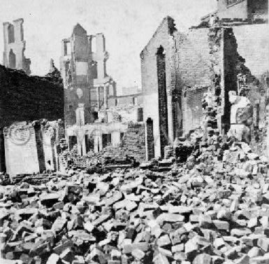 Richmond Virginia in ruins, 1865