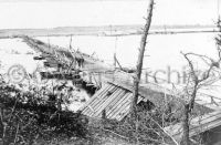 Military bridge across James River