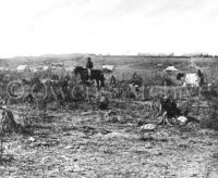 Fort Burnham with tents