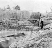 Dutch Gap Canal during construction