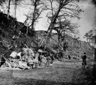 Union soldiers near Dutch Gap Canal, Virginia