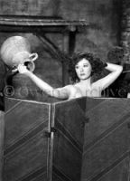 Susan Hayward taking a bath