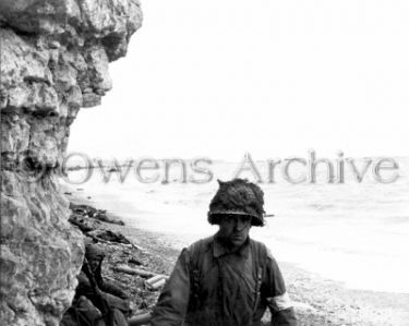 Medic with 1st Infantry Division on Omaha Beach