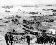 US Troops Move Inland from Omaha Beach