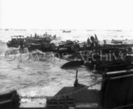 Rhino Barges at Normandy During D Day