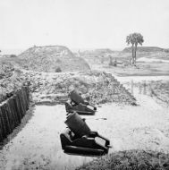 Mortars inside Fort Moultrie, Charleston