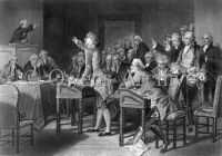 Patrick Henry Addressing the Virginia Assembly 1765