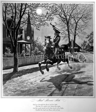 Paul Revere's Midnight Ride 1775