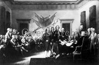 Delegates sign Declaration of Independence