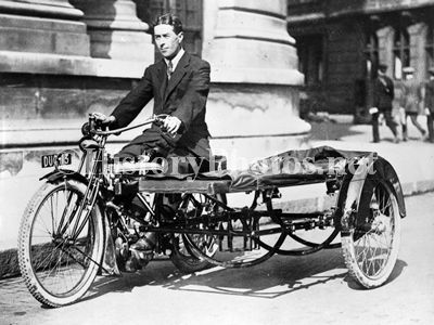 British Motorcycle Ambulance, England 1917