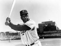 Jackie Robinson at Bat