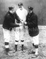 Libeus Washburn, Richard Marquard and Mike Donlin, New York Giants 