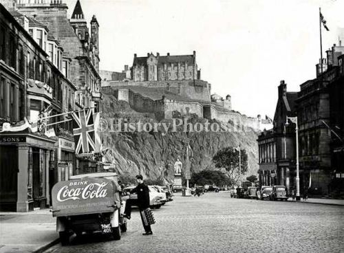 Coca-Cola Delivery Truck, Castle Street, Scotland, 1953