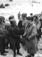 General Leclerc with General Walker at Utah Beach