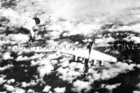 B-24 Bomber Breaks Apart over Germany