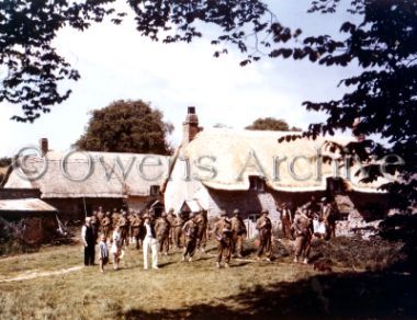 US Troops at Camp Waiting for D-Day