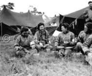 Nurses with 13th Field Eating Lunch