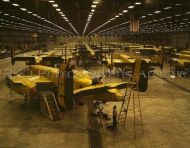 Assembling B-25 Bombers at North American Aviation