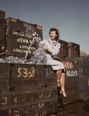 Rosie the Riveter Promoting Recycling 